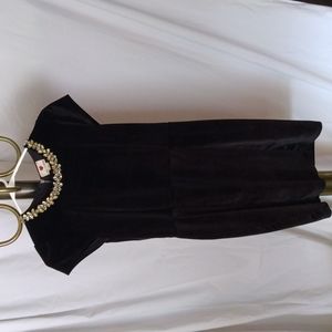 Black Velvet Minidress